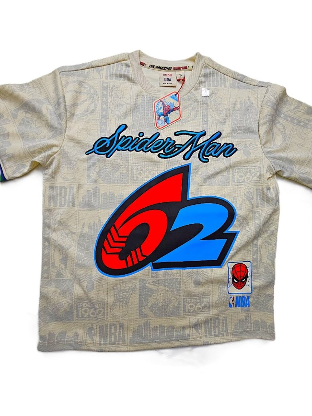 NBA Marvel Spider-Man Jersey NWT – Limited Edition S,M,L